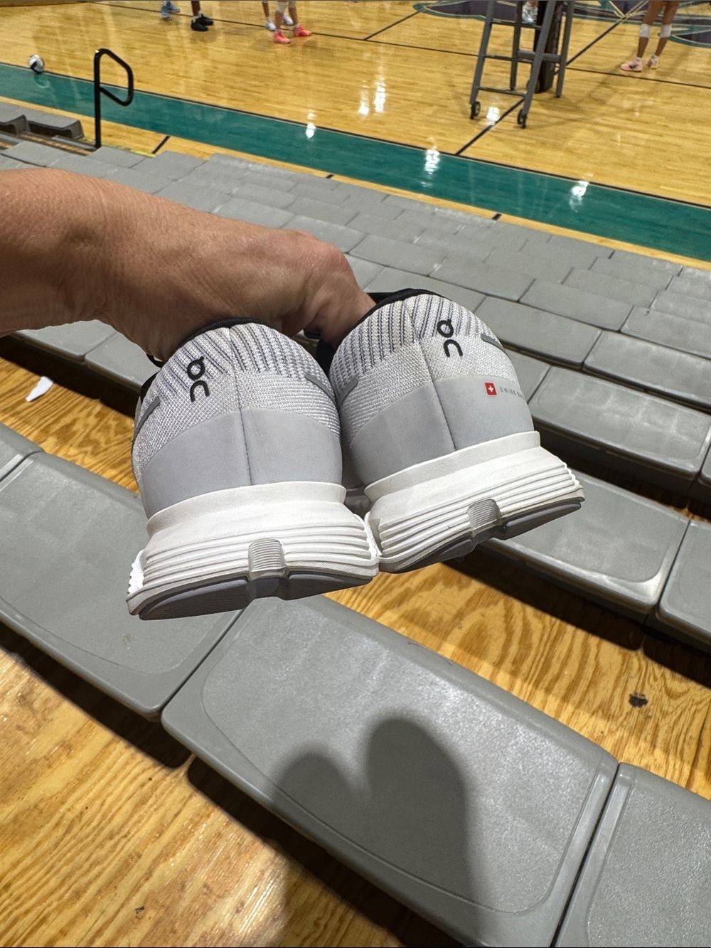 On Running White and Black Women's Athletic Shoes - Picture 9 of 10